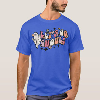 Camiseta Vintage Retro Vamos Go Ghouls Halloween Cos