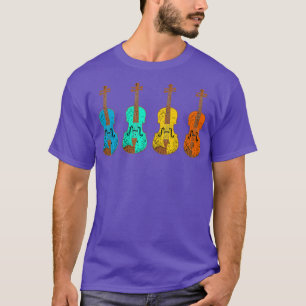 Camiseta Vintage Retro Violin