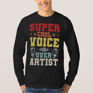 Camiseta Vintage Retro Voice Over Artist Voice Ators