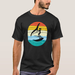 Camiseta Vintage Retro Wing Foil Surfing Surf Sea W