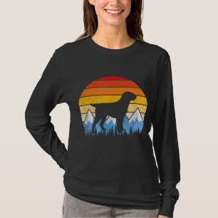 Camiseta Vintage Retro Wirehaired Apontando Griffon