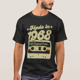 Camiseta Vintage Retroativa Feita Em 1968 Todas As Partes O