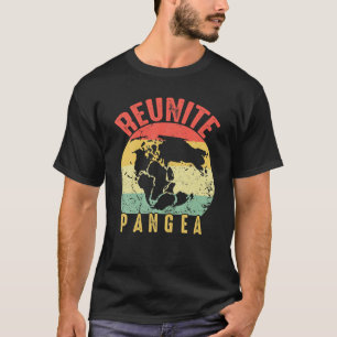 Camiseta Vintage Reunite Pangea Funny Earth Day Geologista