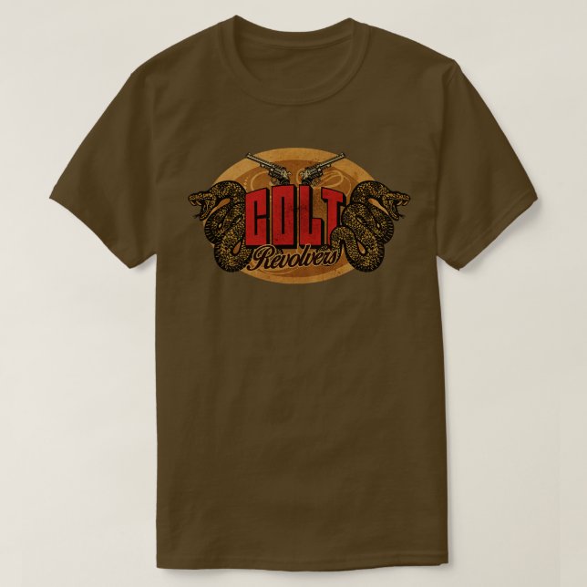 Camiseta Vintage Revolvers Ocidentais (Frente do Design)