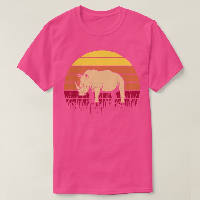 Camiseta Vintage Rhino (Frente do Design)