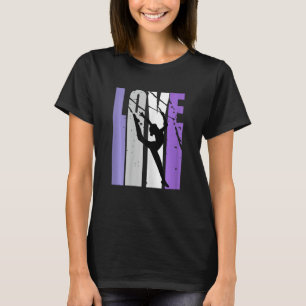Camiseta Vintage Rhythmics Live Love Teammate Fem