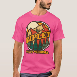 Camiseta Vintage Ripley West Virginia Mountain Hiking Souve