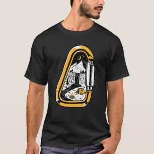 Camiseta Vintage Rock Escalando Montanha Carabina