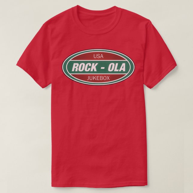 Camiseta Vintage Rock Ola Jukebox (Frente do Design)