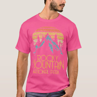 Camiseta Vintage Rocky Mountain National Park Colorado Ret