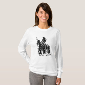 Camiseta Vintage Rodeo Vibes - Garota Branca e Negra