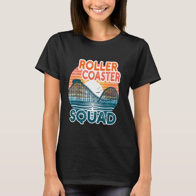 Camiseta Vintage Rollercoaster Porta copos do Rollercoaster (Frente)