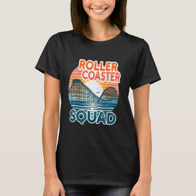 Camiseta Vintage Rollercoaster Porta copos do Rollercoaster (Frente)