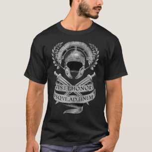 Camiseta Vintage Roman Gladiator Helmet Warrior Arena Gym G