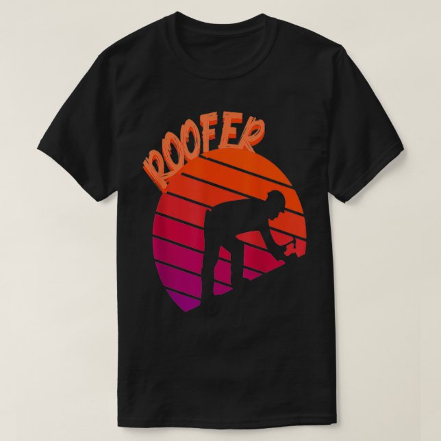 Camiseta Vintage Roofer Para Gift Roofer Orud (Frente do Design)