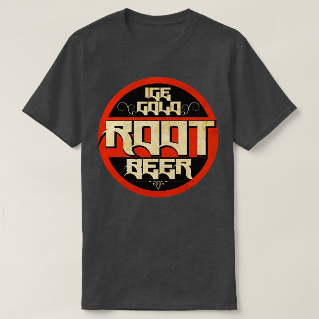 Camiseta Vintage Root Beer (Frente do Design)