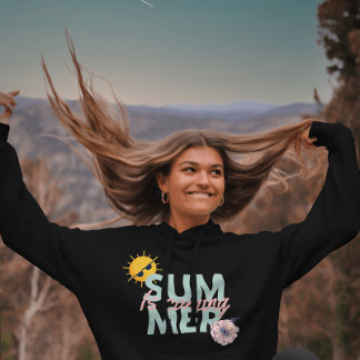 Camiseta Vintage rosa e Teal flower Summer está chegando