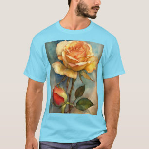 Camiseta Vintage Rosa Elegance - Eterno Watercolor T-Shir