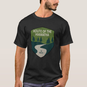 Camiseta Vintage Route Of Hiawatha Trail Mountain Hikin
