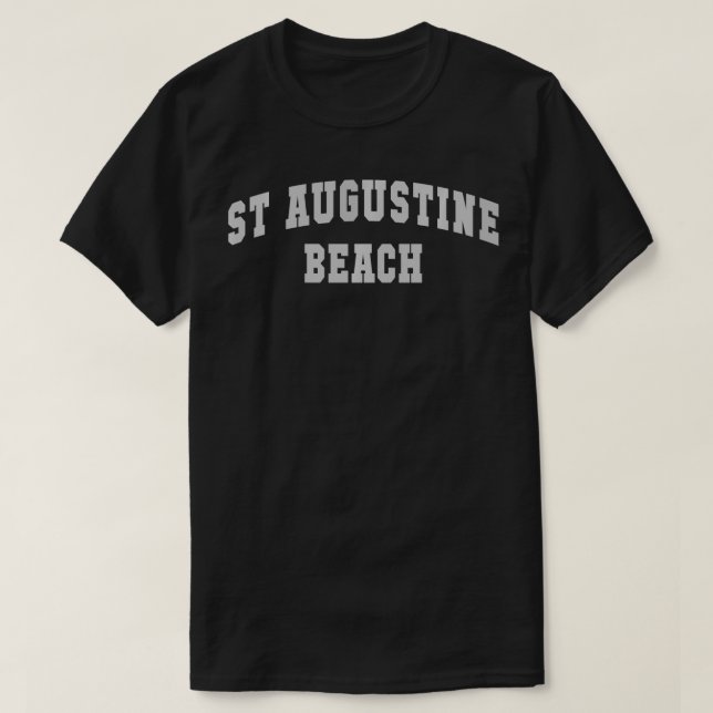 Camiseta Vintage RUA AUGUSTINE BEACH Spring Break Schoo (Frente do Design)