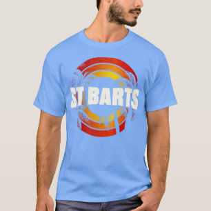 Camiseta Vintage Rua Barts Vacage Souvenir Retro Rainbow P