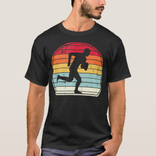 Camiseta Vintage Rugby Player Retro Style Color 70s 80s