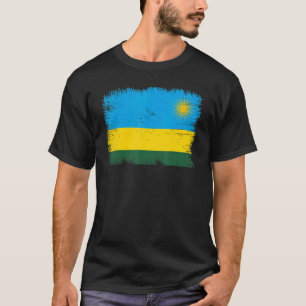 Camiseta Vintage Rwanda Flag Ruandan Independence Day