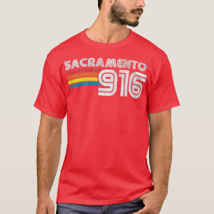 Camiseta Vintage Sacramento Proud 916 California State Gi