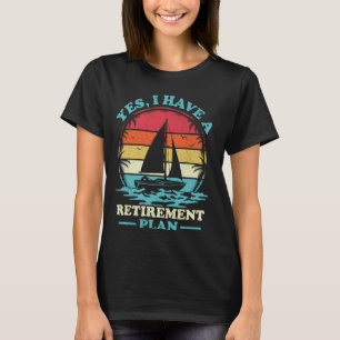 Camiseta Vintage Sailboat Sailboat Sailboat Sim Tenho Uma P