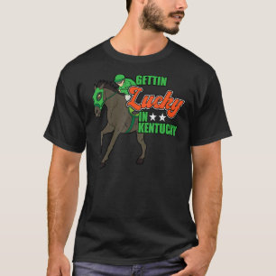 Camiseta Vintage Saindo De Sorte Na Corrida De Cavalo De Ke
