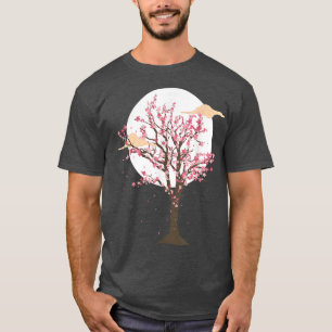 Camiseta Vintage Sakura Árvore Japonesa Flor Rosa Cherry Bl