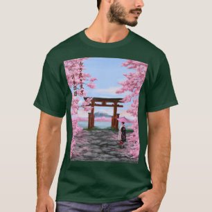 Camiseta Vintage Sakura Cherry Blossom1360