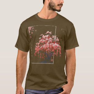 Camiseta Vintage Sakura Cherry Blossom Japonês Gráfico A