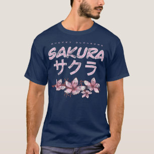 Camiseta Vintage Sakura Flowers Cherry Blossom Day Japonês