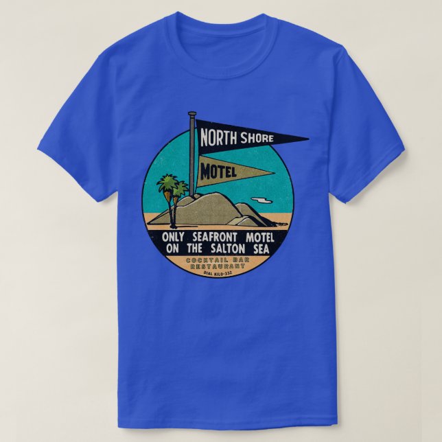 Camiseta Vintage Salton Sea Motel (Frente do Design)