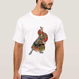 Camiseta Vintage Samurai Warrior Asian Art