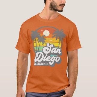 Camiseta Vintage San Diego Beach California Surfing Retro S