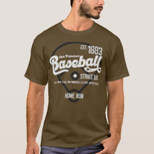 Camiseta Vintage San Francisco Baseball Est 1883 Baseball F