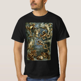 Camiseta Vintage Sapos e sapos Batrachia por Ernst Haeckel