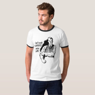 Camiseta Vintage Sarcástica “Desperdice Outro Ano”