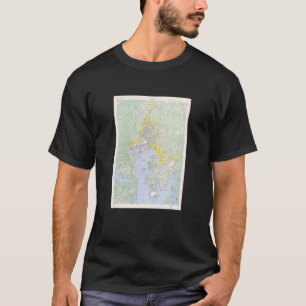 Camiseta Vintage Sasebo Japan Map 1945