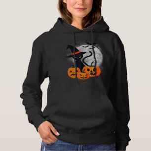 Camiseta Vintage Scary Halloween Costume Black Cat Witch Ha