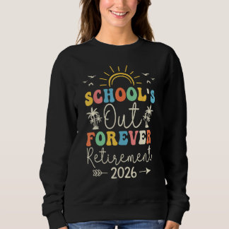 Camiseta Vintage School s Out Forever Retirement Teacher Re