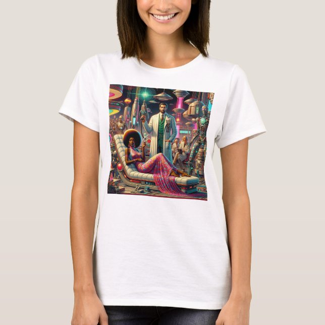 Camiseta Vintage Sci-Fi Aliens (Frente)