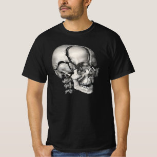 Camiseta Vintage Science Anatomia Humana, Crânio Antiquado