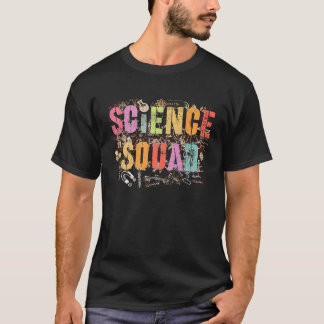 Camiseta Vintage SCIENCE SQUAD Technology Teacher Team Stud