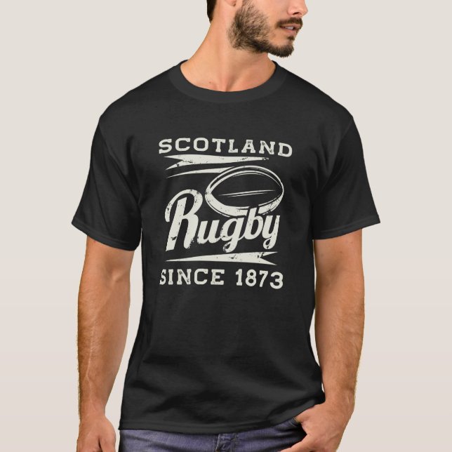 Camiseta Vintage Scotland Rugby Desde 1873 (Frente)