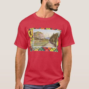 Camiseta Vintage Scotland, tartan de Buchanon