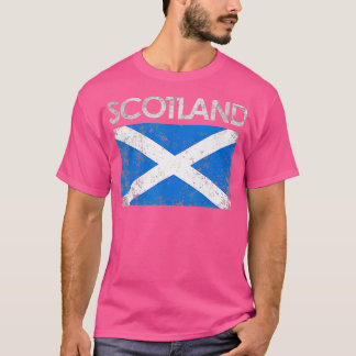 Camiseta Vintage Scotland UK Flag Pride Gift