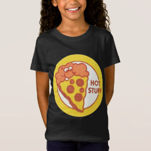 Camiseta Vintage Scratch e Sniff Stickers Hot Studs Pizza